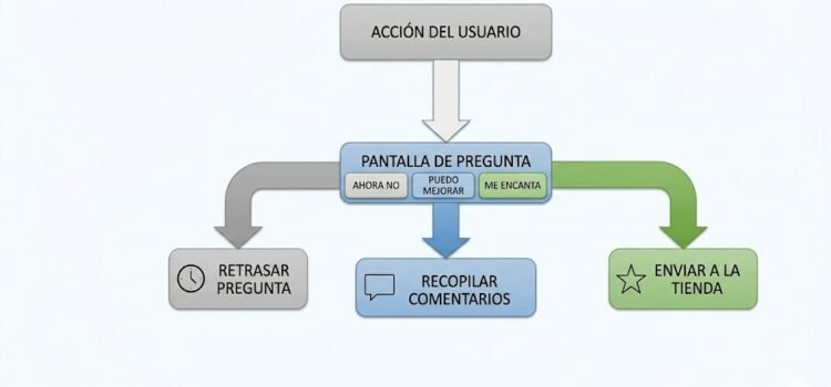 Cómo crear un Review Gating para conseguir reseñas en una aplicación móvil